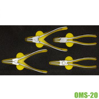 OMS-20 bộ kìm mở phe 4 món, dụng cụ cho tủ đồ nghề ELORA