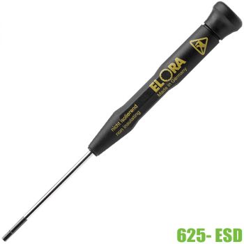  625-2,0 ESD - tua vít chống tĩnh điện đầu lục giác 0.7 – 4mm. 