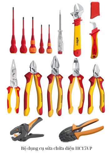 Bộ dụng cụ sửa chữa điện HC15VP